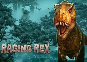 Слот Raging Rex с вращением за дино